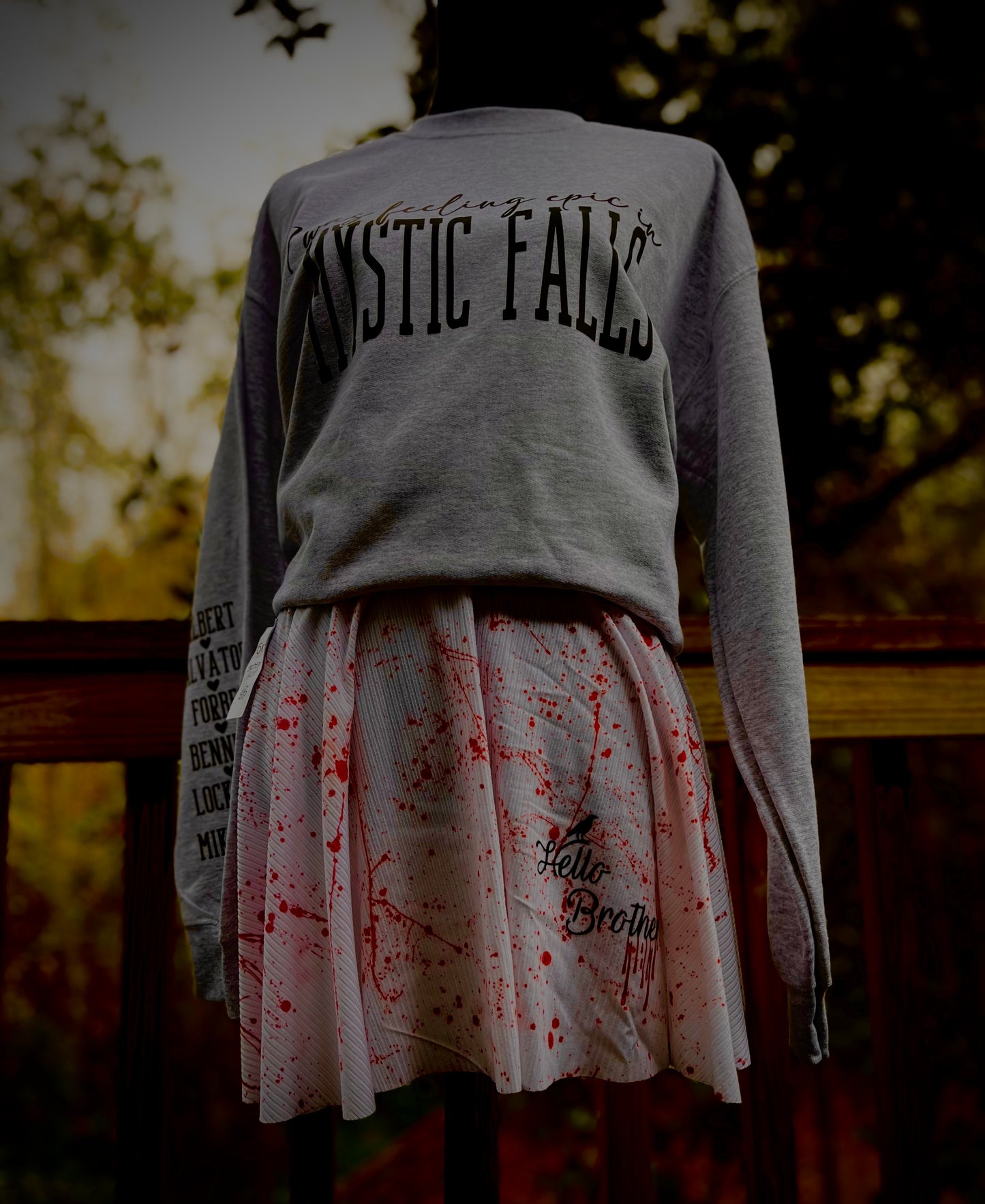 I was Feeling Epic In Mystic Falls Crew Neck