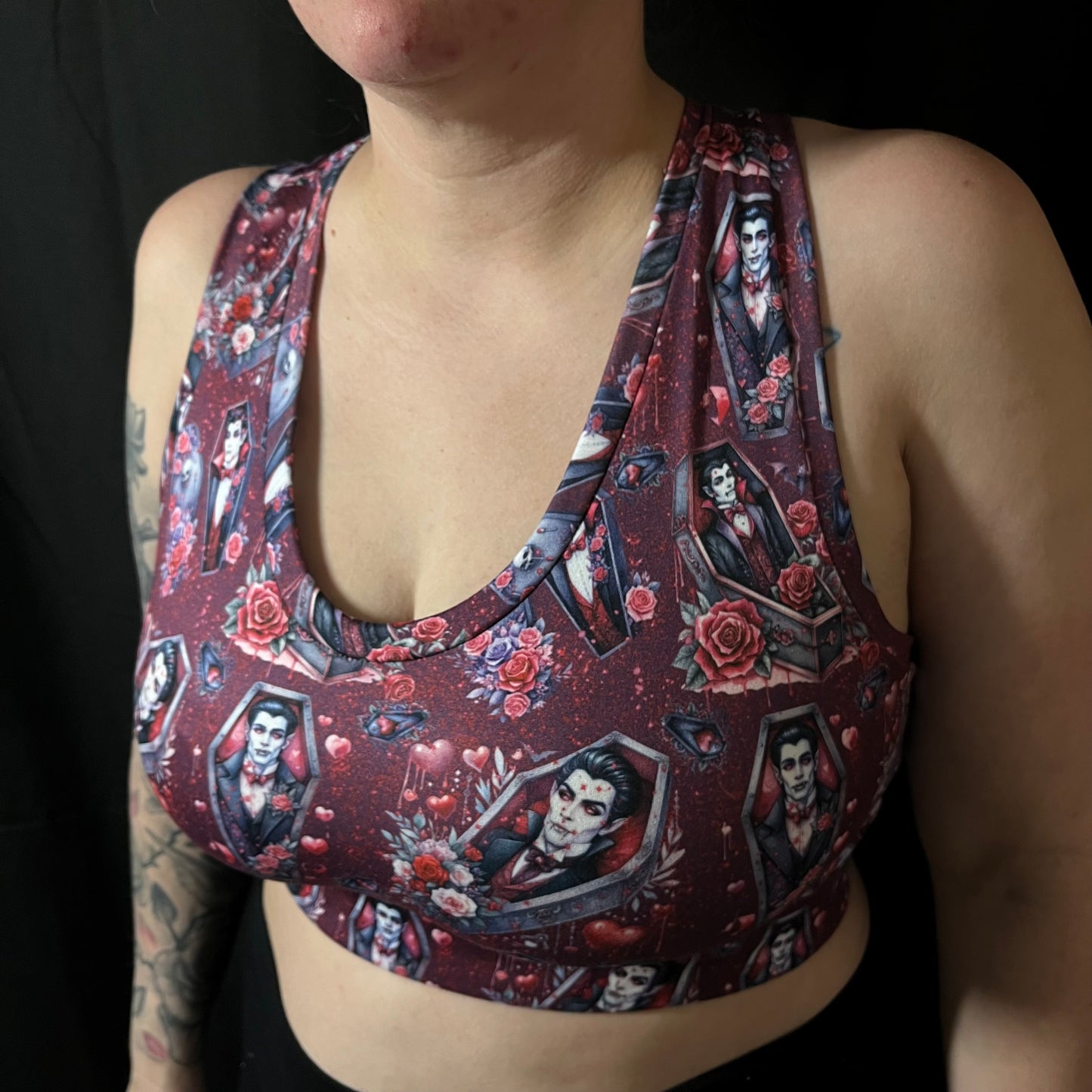 Vampire's Love Scoop Neck Bra